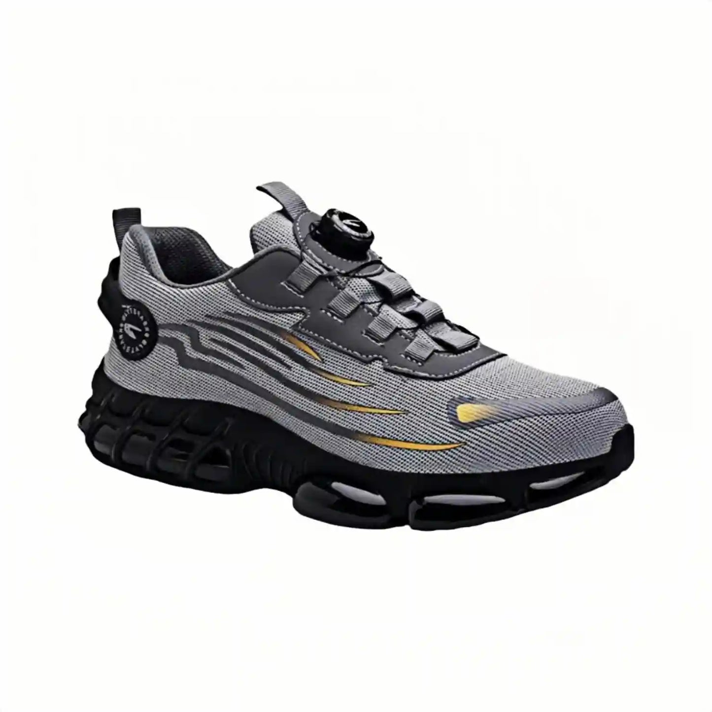 Cloud Gray Lightweight Breathable Non-Slip Walking Sneakers