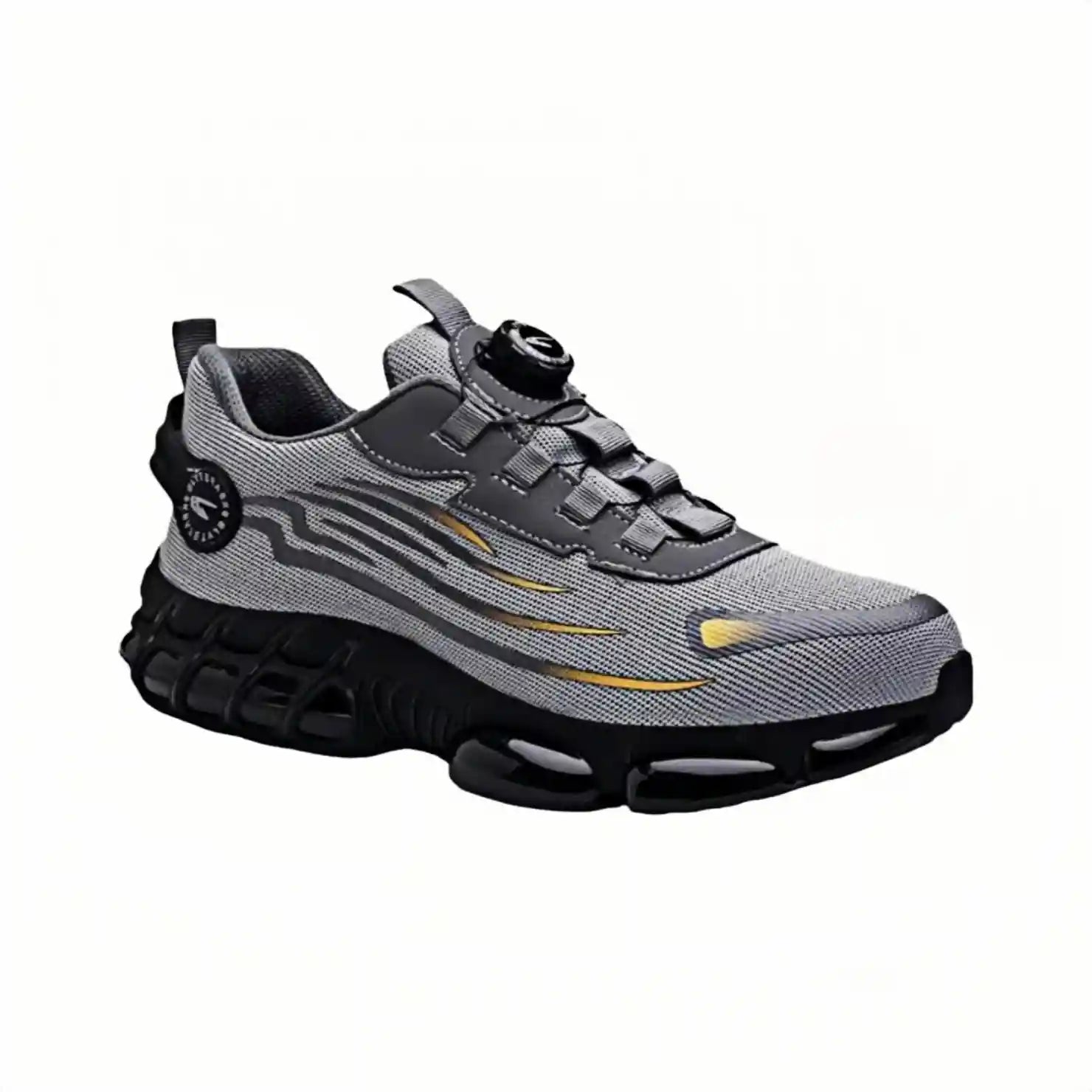 Cloud Gray Lightweight Breathable Non-Slip Walking Sneakers