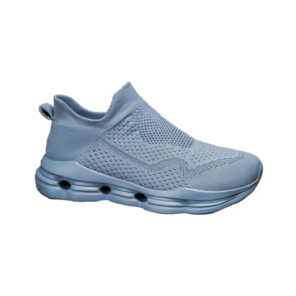 Men’s & Women’s Mist Blue Knit Sneakers