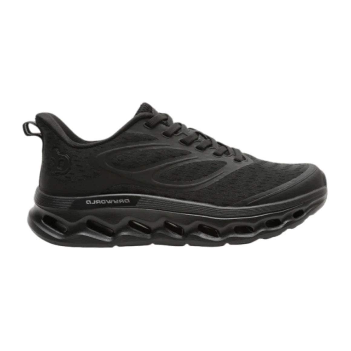 Men’s & Women’s All-Black Breathable Running Shoes