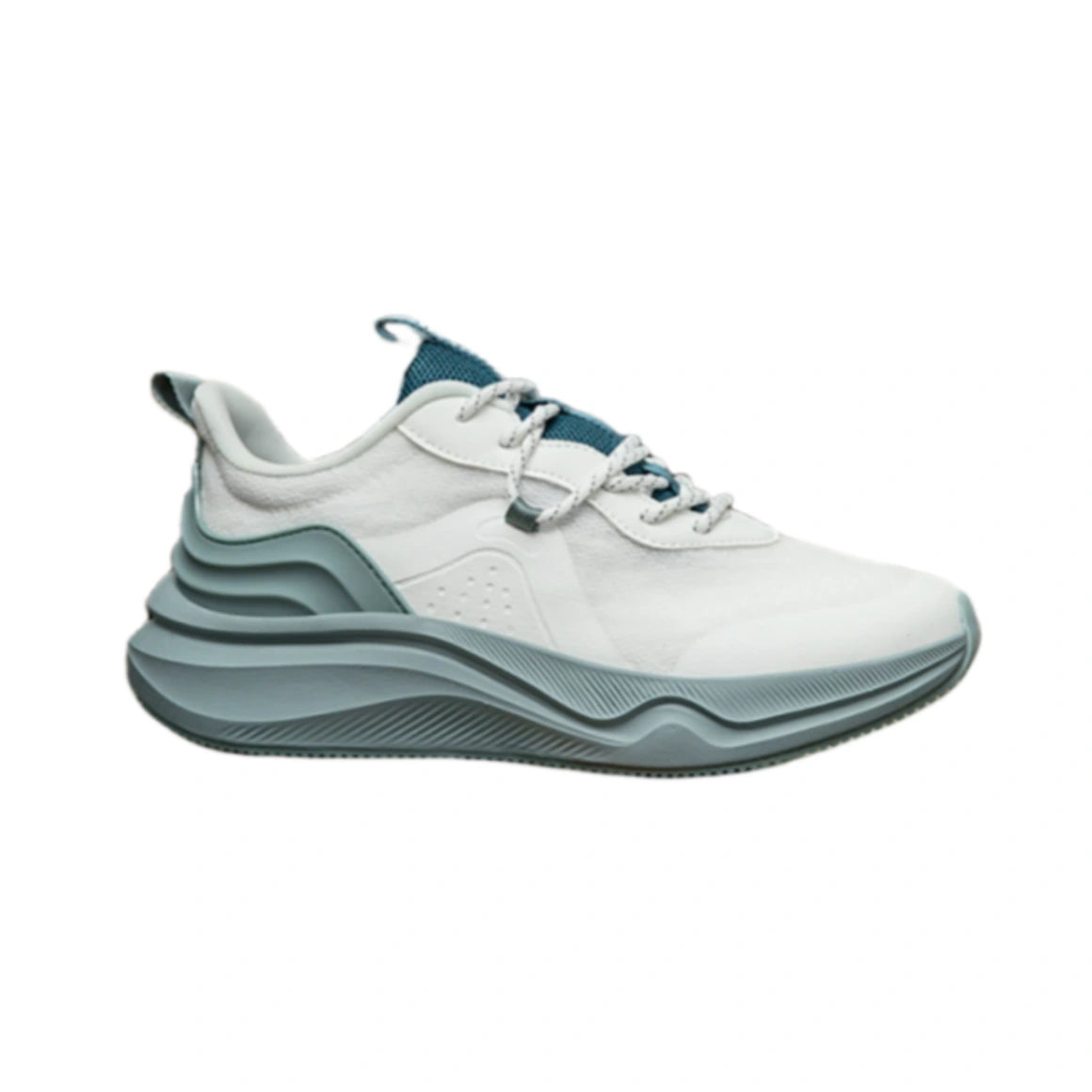 Men’s and Women’s Off White Teal Green Mesh Running Shoes
