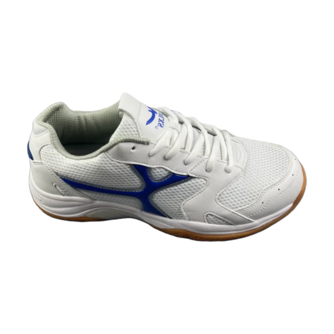 Women’s & Men’s White Lightweight Breathable Mesh Running Sneakers | Cushioned Non-Slip Gum Sole Casual Training Shoes