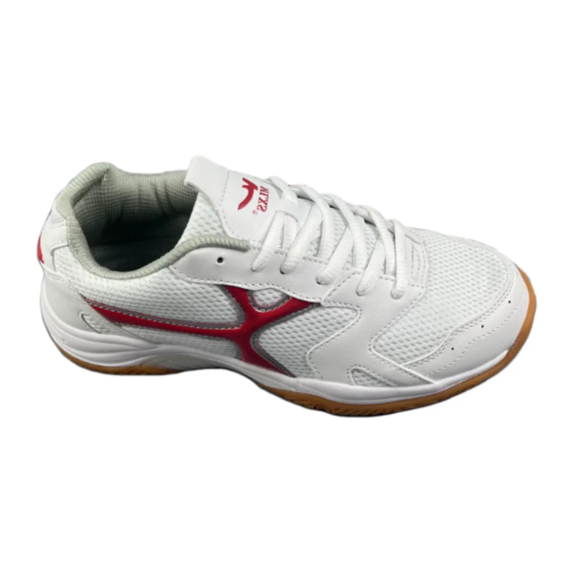 Women’s & Men’s White Lightweight Breathable Mesh Running Sneakers | Cushioned Non-Slip Gum Sole Casual Training Shoes