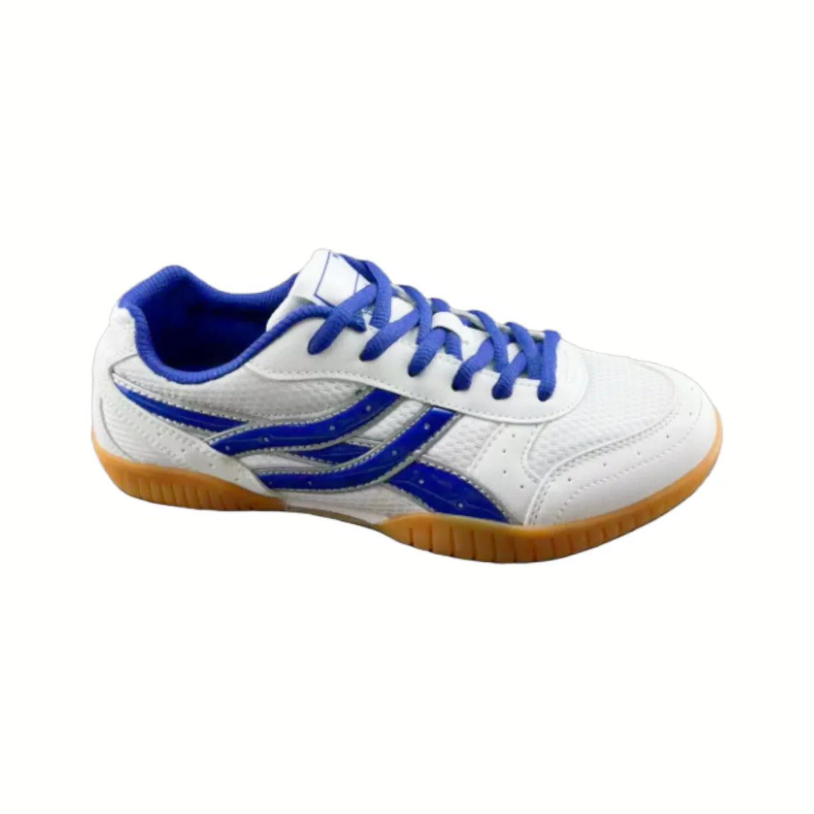 Women’s & Men’s White Blue Lightweight Running Sneakers