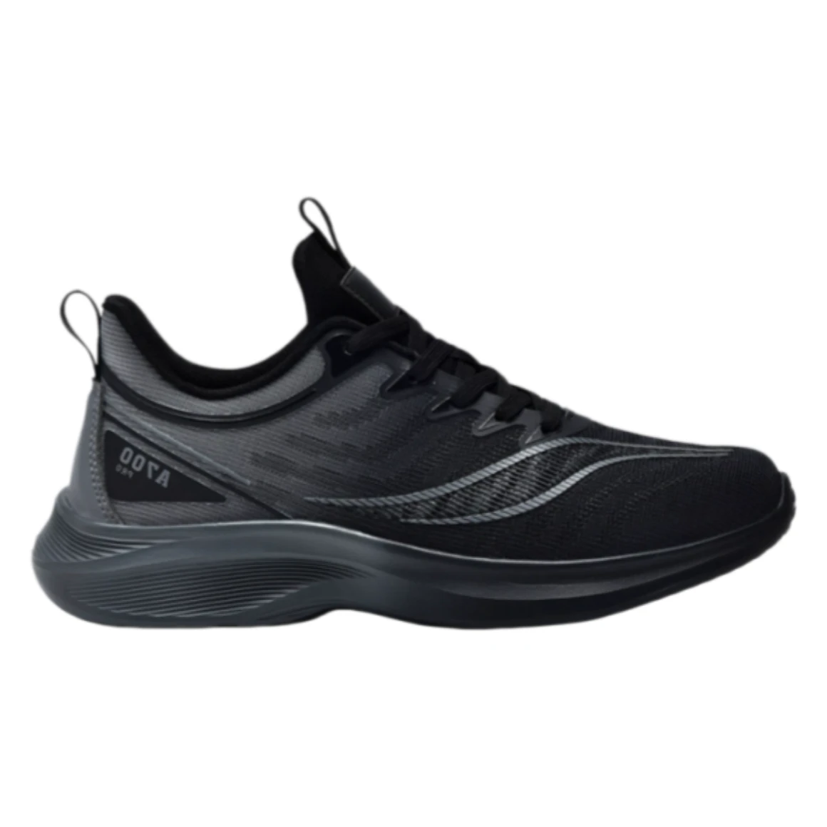 Men’s Black Grey Running Sneakers