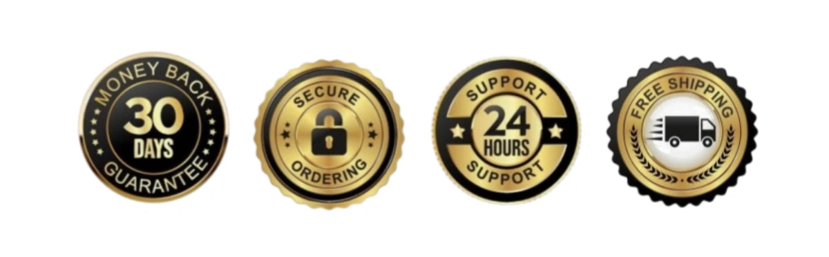 Free shipping, secure checkout, and 30-day free returns