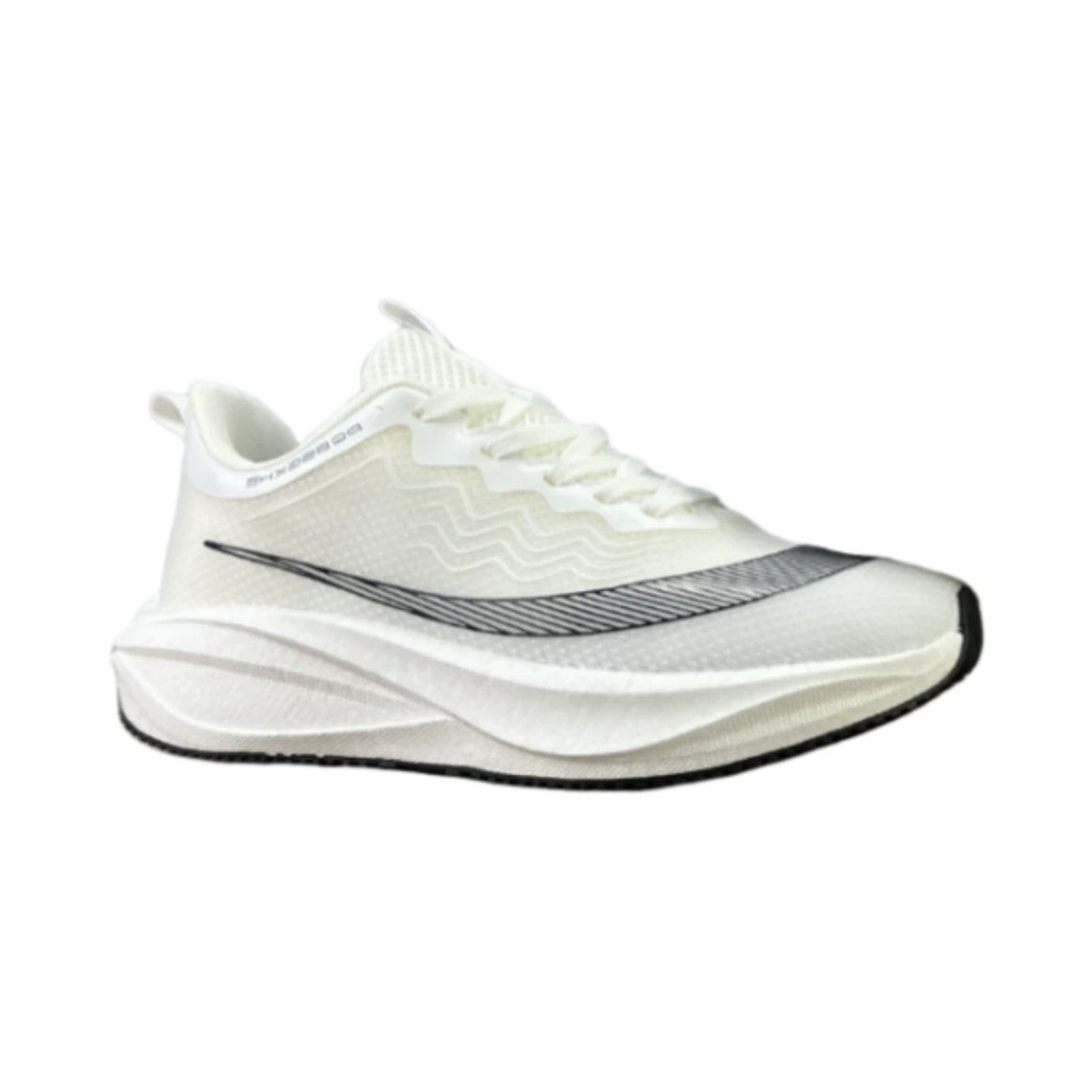 White Lightweight Breathable Walking Sneakers