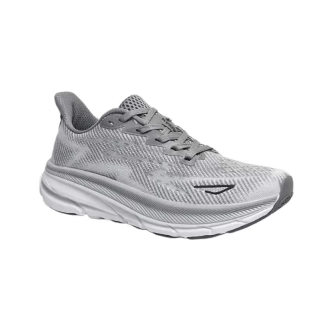 Men’s Light Gray Lightweight Walking Shoes Soft Sole Breathable Mesh Casual Sneakers