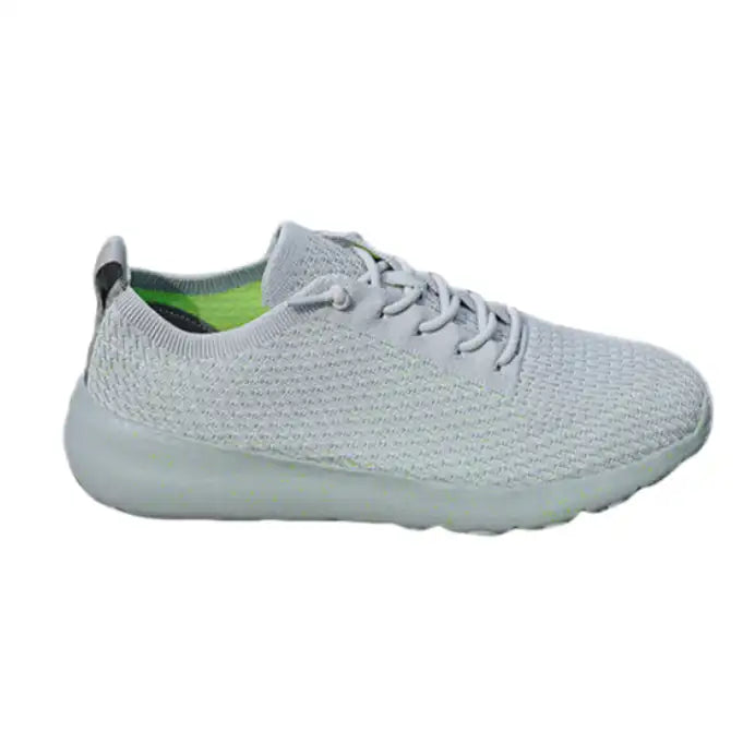 Unisex Light Grey Lightweight Mesh Sneakers | Breathable Soft Sole Casual Walking Shoes