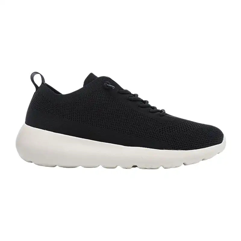 Women’s Black Lightweight Mesh Sneakers | Breathable Soft Sole Casual Walking Shoes