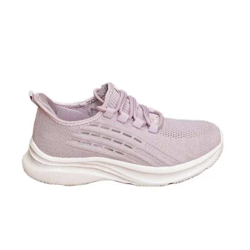 Women’s Pink Lightweight Running Sneakers | Breathable Mesh Soft Sole Walking Shoes