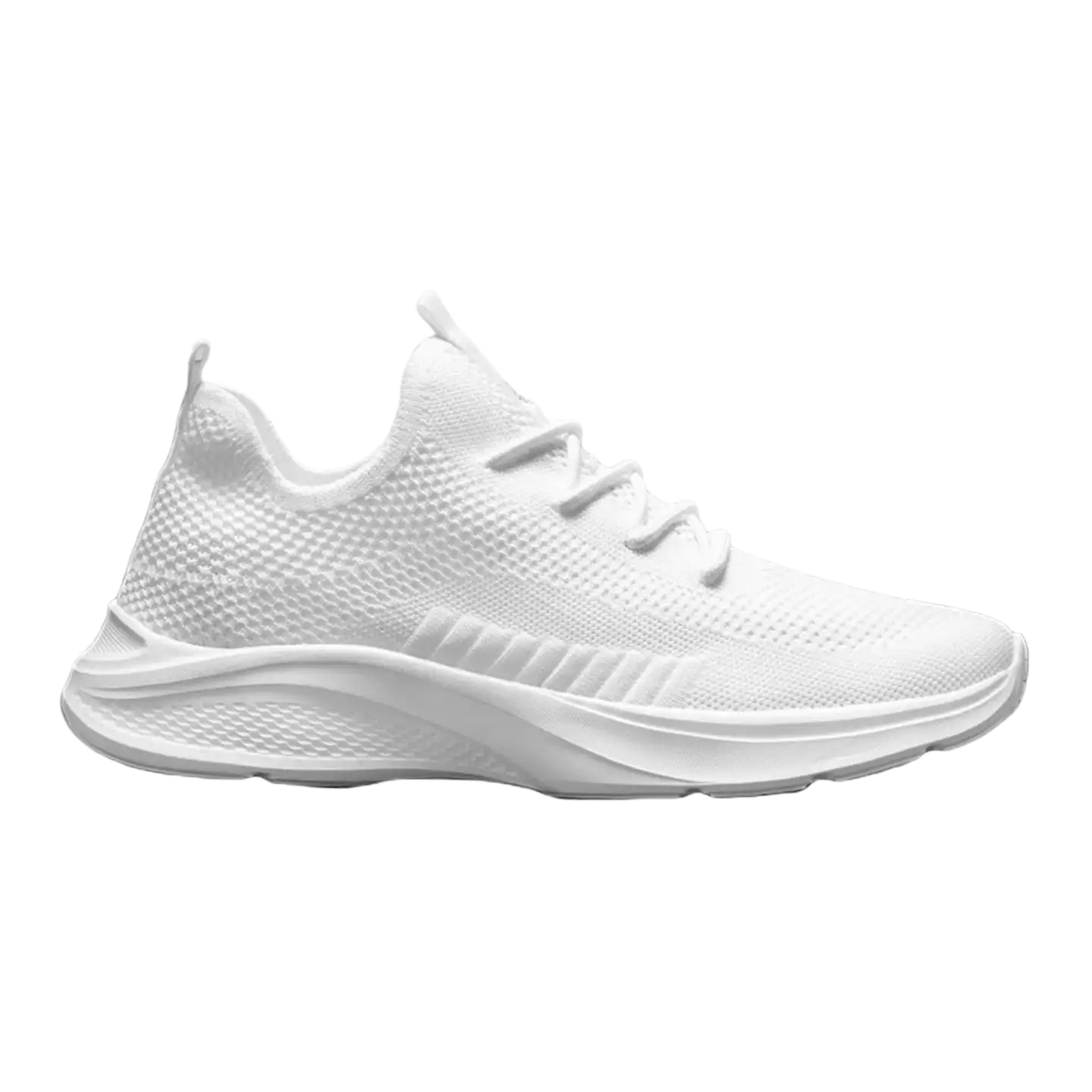 Women’s White Mesh Walking Sneakers | Lightweight Breathable Casual Shoes