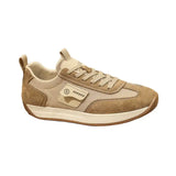 Men’s Beige Lightweight Mesh Sneakers | Breathable Retro Casual Walking Shoes